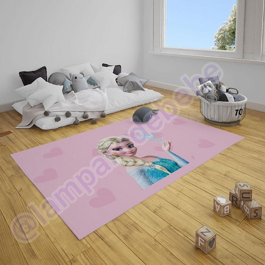 Elsa Model Pembe Desenli Halı (HL8)