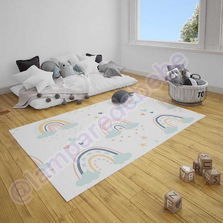 Gökkuşağı Rengarenk Desen Halı (HL19)