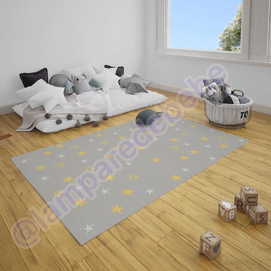 YILDIZLI GRİ DESEN HALI (HL20)